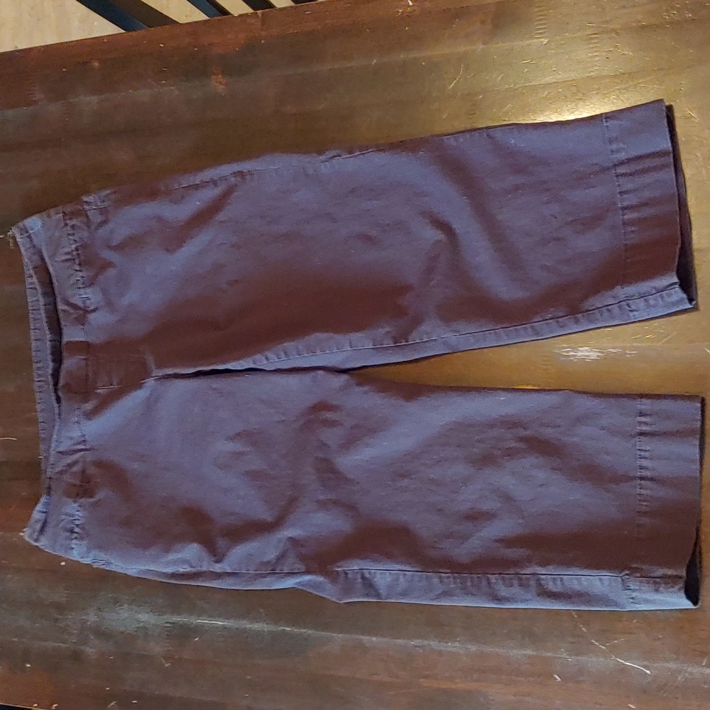 Point Zero Nicole Benisti size 7/8 Brown cropped pants capris
